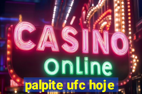 palpite ufc hoje